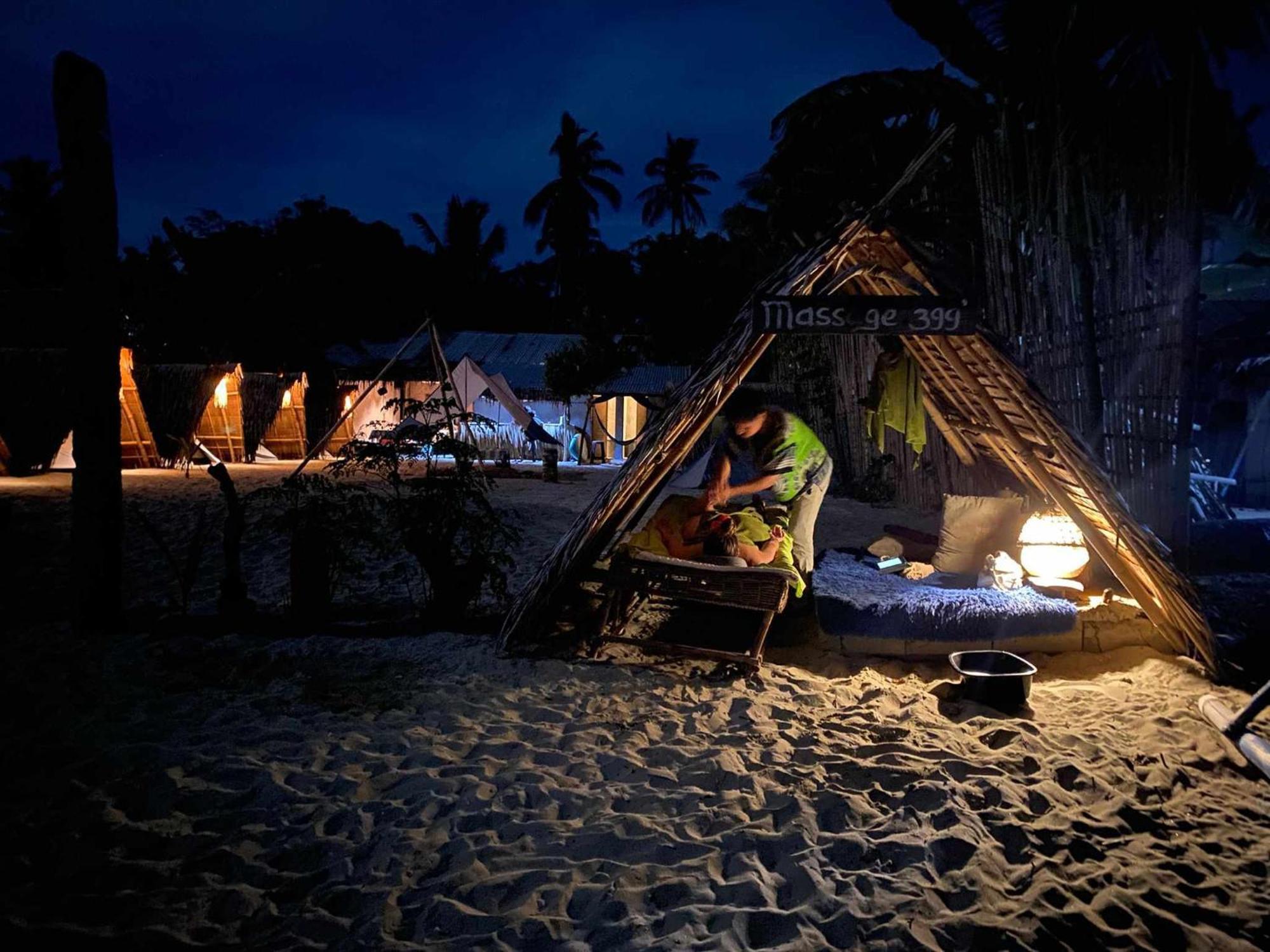 Bucana Kamp Payapa Beachfront El Nido Esterno foto